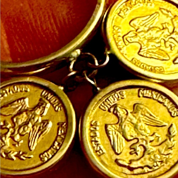 WOW POSHMARK - 14K Gold Three Coins Charm Ring - Picture 5 of 16